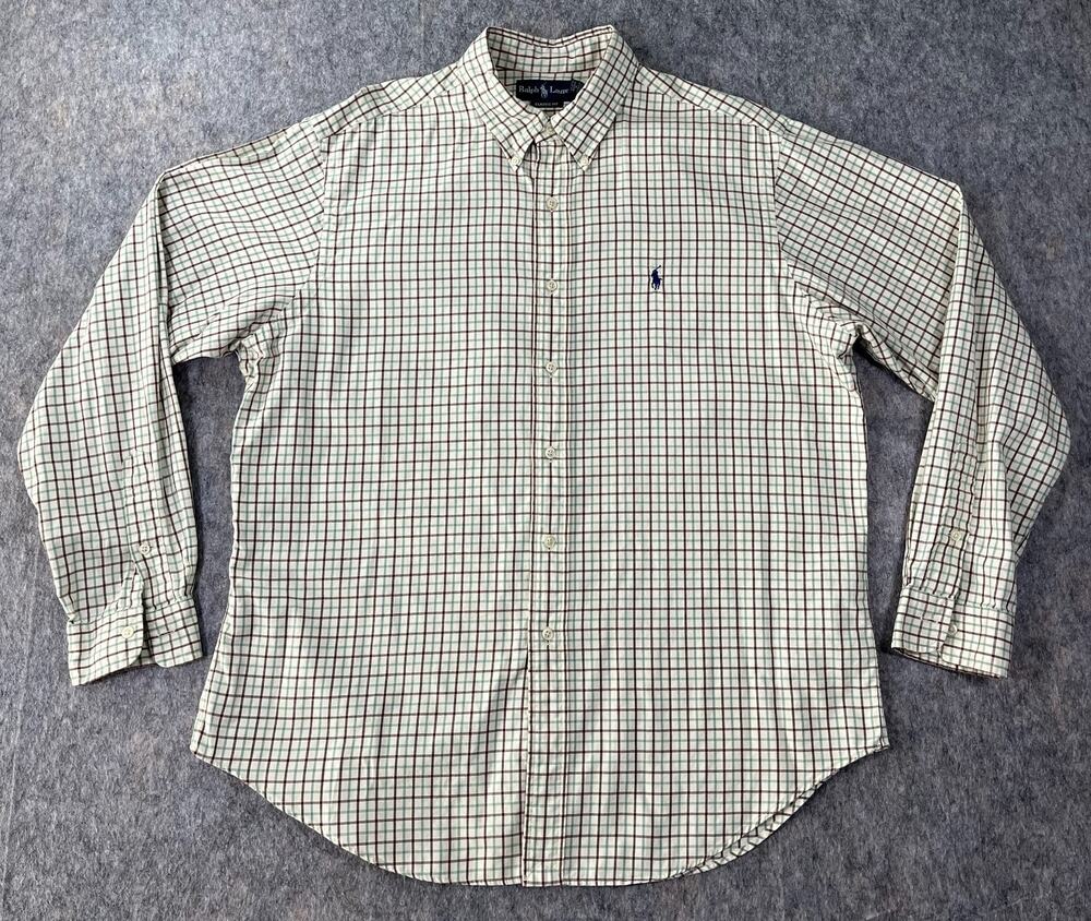 Polo Ralph Lauren Tattersall Plaid Shirt / Men's XL / Classic Fit Button Down